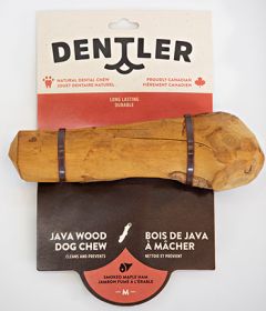 Dentler Java Wood Dog Chew Smoked Ham Maple Dog 1pc