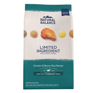 Natural Balance Dog LID Chicken and Brown Rice 24lb