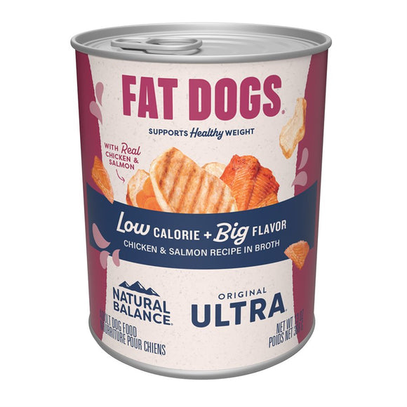 Natural Balance Targeted Nutrition Fat Dogs Chicken & Salmon Formula 13oz