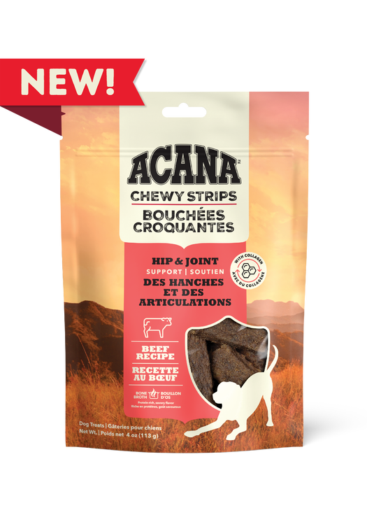 Acana Chewy Strips, Beef Recipe 113g