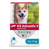 K9 Advantix II Medium Dog 4.6-11KG
