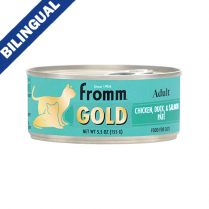 FROMM® GOLD ADULT CHICKEN, DUCK, & SALMON PÂTÉ FOOD FOR CATS 5.5OZ