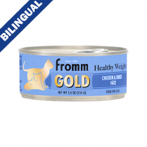 FROMM® GOLD HEALTHY WEIGHT CHICKEN & DUCK PÂTÉ FOOD FOR CATS  5.5OZ