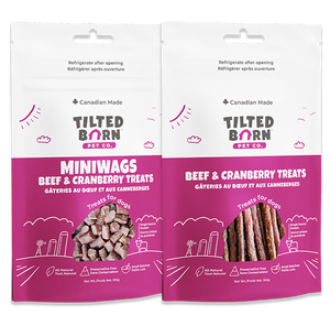 Tilted Barn Pet Co. Canadian Beef&Cranberry Treats 100g