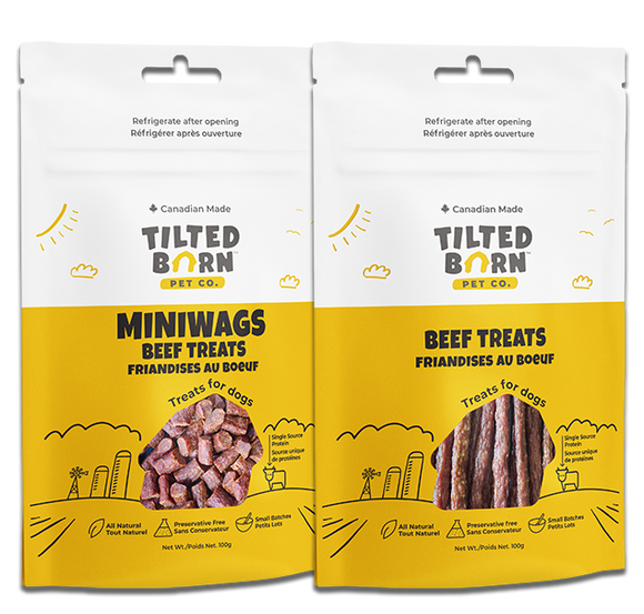 Tilted Barn Pet Co. Canadian Beef Treats 100g