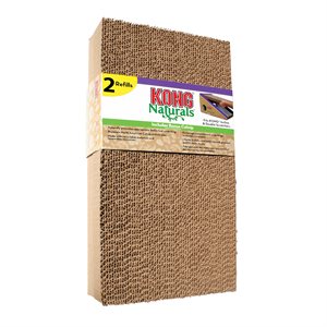 KONG Cat Naturals Scratcher Refill 2 Pack