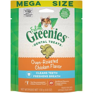 Greenies Feline Chicken Complete Dental Treat 4.6oz