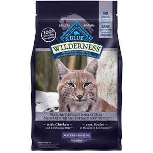 Blue Buffalo Wilderness Mature Cat Chicken 5LB