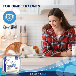 FORZA10 NUTRACEUTIC ACTIWET DIABETIC SUPPORT ICELANDIC FISH RECIPE CANNED CAT FOOD