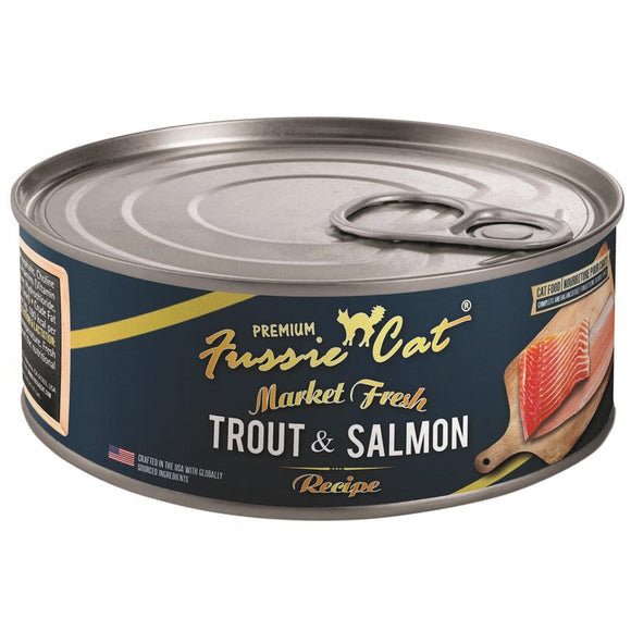 Fussie Cat Market Fresh Trout and Salmon 5.5oz