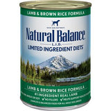 Natural Balance Dog LID Lamb & Brown Rice Formula Cans 13oz
