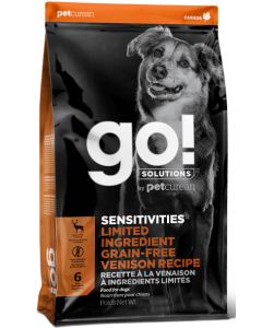 Go! Sensitivities LID Grain Free Venison Dog 22LB