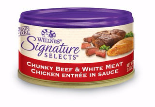 Wellness ® Core Signature Selects™ Grain Free Chunky Beef and Chicken