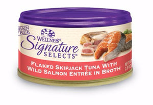 Wellness ® Core Signature Selects™ Grain Free Flaked Skipjack Tuna and Salmon