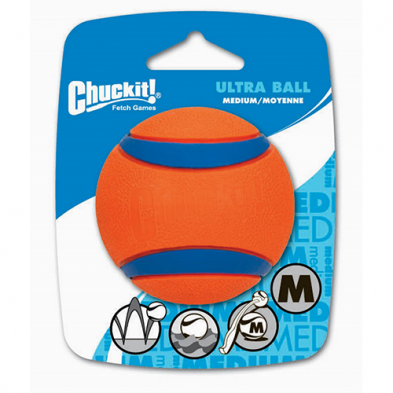 CHUCKIT!® ULTRA BALL MEDIUM (1 PACK) DOG TOY