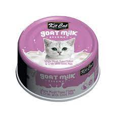Kit Cat Goat Milk Cat Can - White Meat Tuna and Crab w Goat Milk