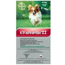 K9 Advantix II Sm Dog under 4.5KG