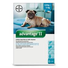Advantage II Med Dog 4.6-11KG (Light Blue)