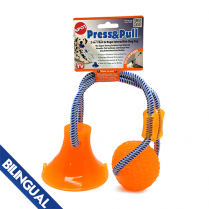SPOT® PRESS & PULL™ 17" ASSORTED INTERACTIVE DOG TOY
