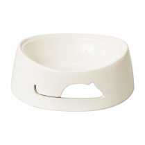 SPOT® BAILEY MOUSE CAT DISH WHITE